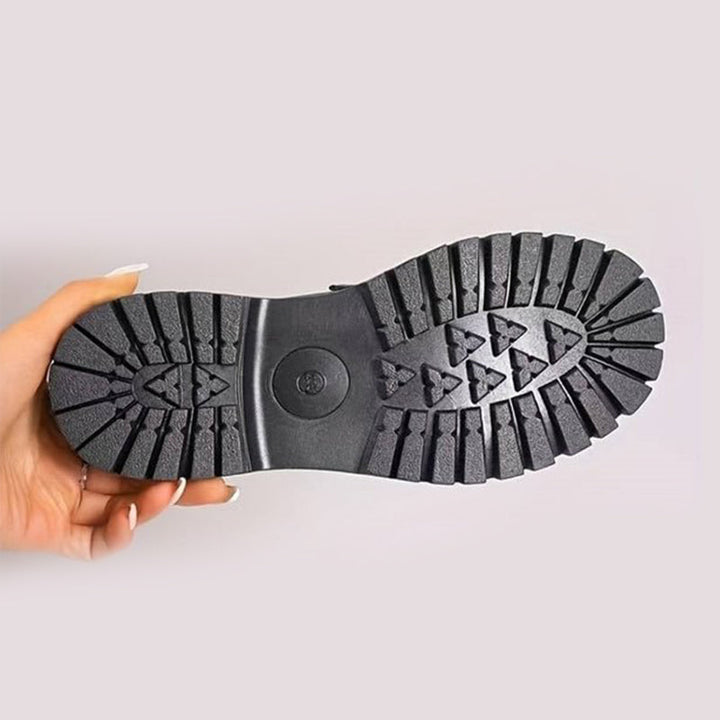 Mocassins femme orthopédiques confort à semelle compensée – Elise – vue 10