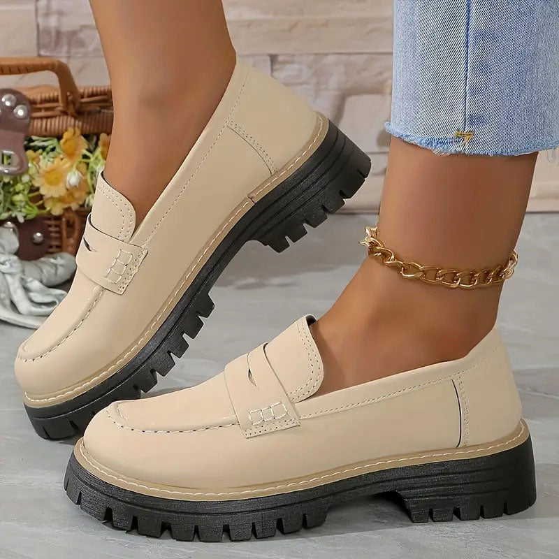 Mocassins femme orthopédiques confort à semelle compensée – Elise – vue 14