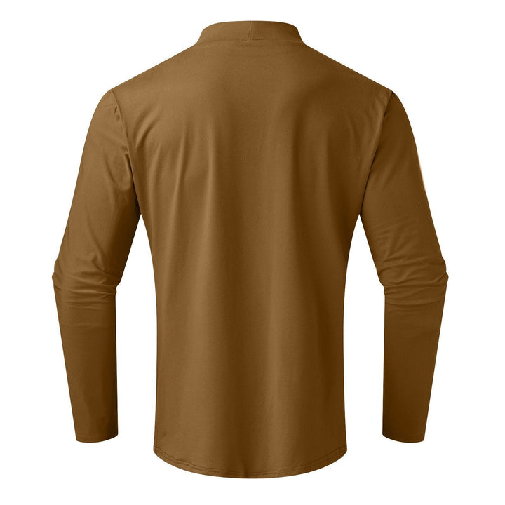 Sous-pull homme col montant coupe ajustée en maille fine – Gabriel - vue 9