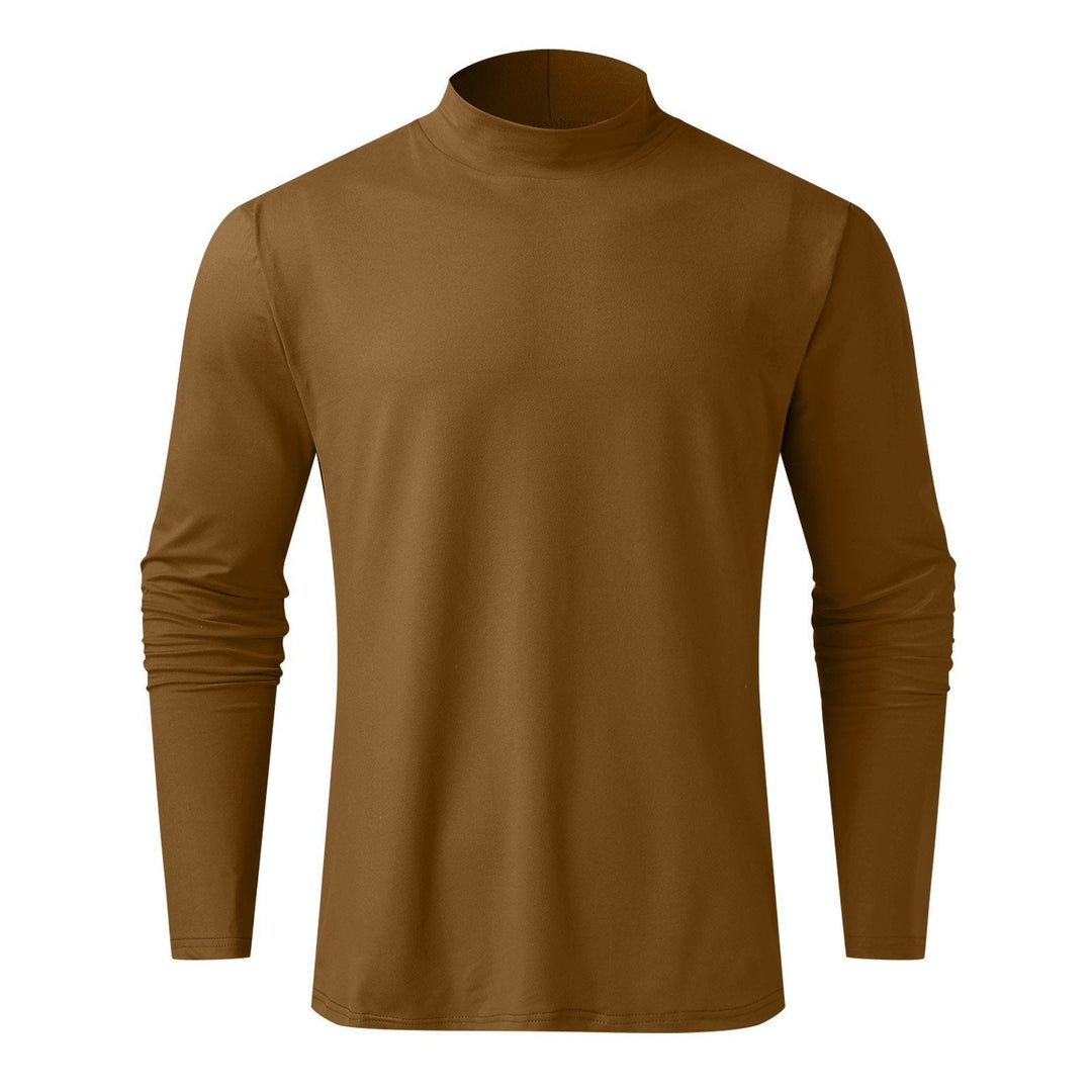 Sous-pull homme col montant coupe ajustée en maille fine – Gabriel - vue 8