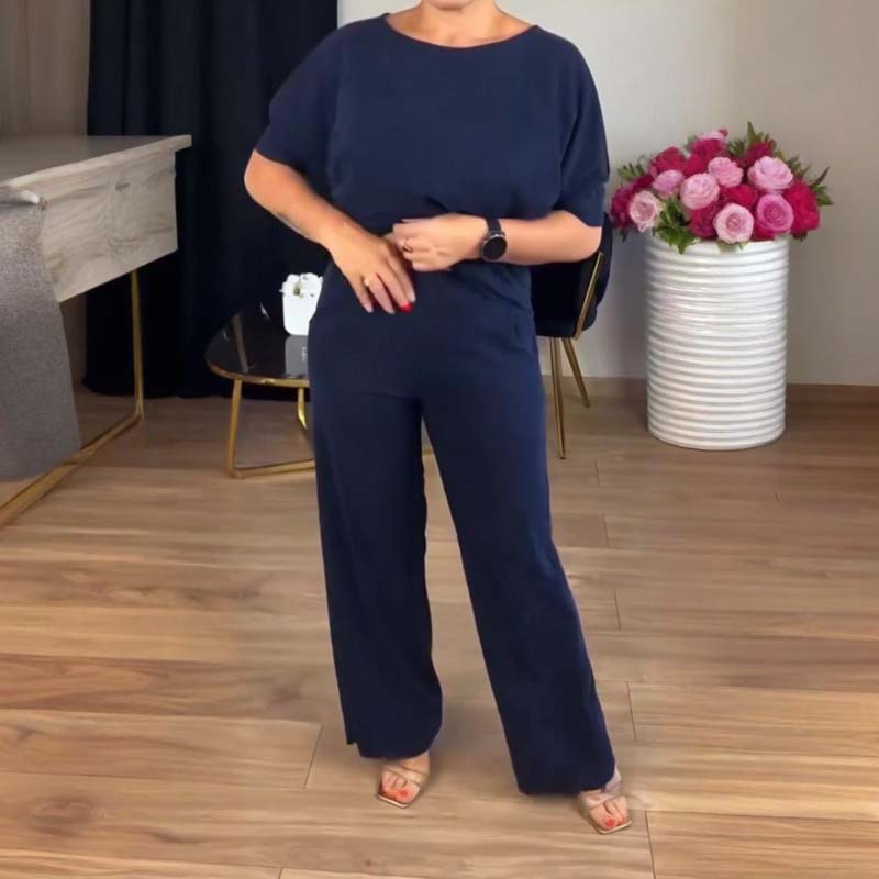Ensemble 3 pièces femme long gilet, top et pantalon large en maille – Ophélie - vue 7