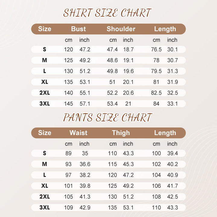 Ensemble homme chemise col mao à rayures et pantalon assorti – Lucas - vue 9