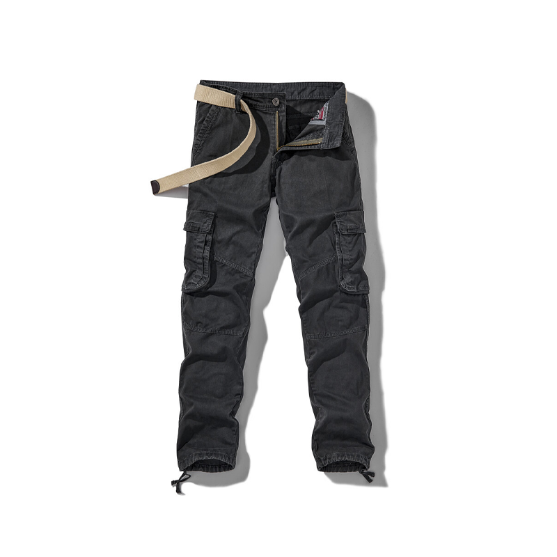 Pantalon cargo homme multi-poches en coton robuste – Nathan - vue 1