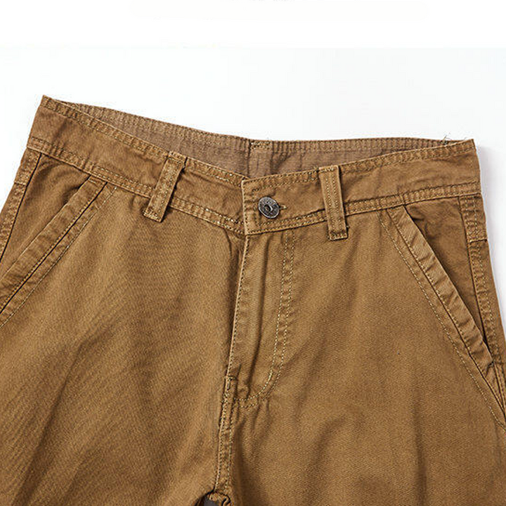 Pantalon cargo homme multi-poches en coton robuste – Nathan - vue 7