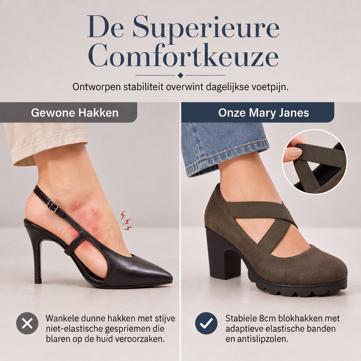Babies femme à talon carré et brides croisées élastiques – Océane - vue 8