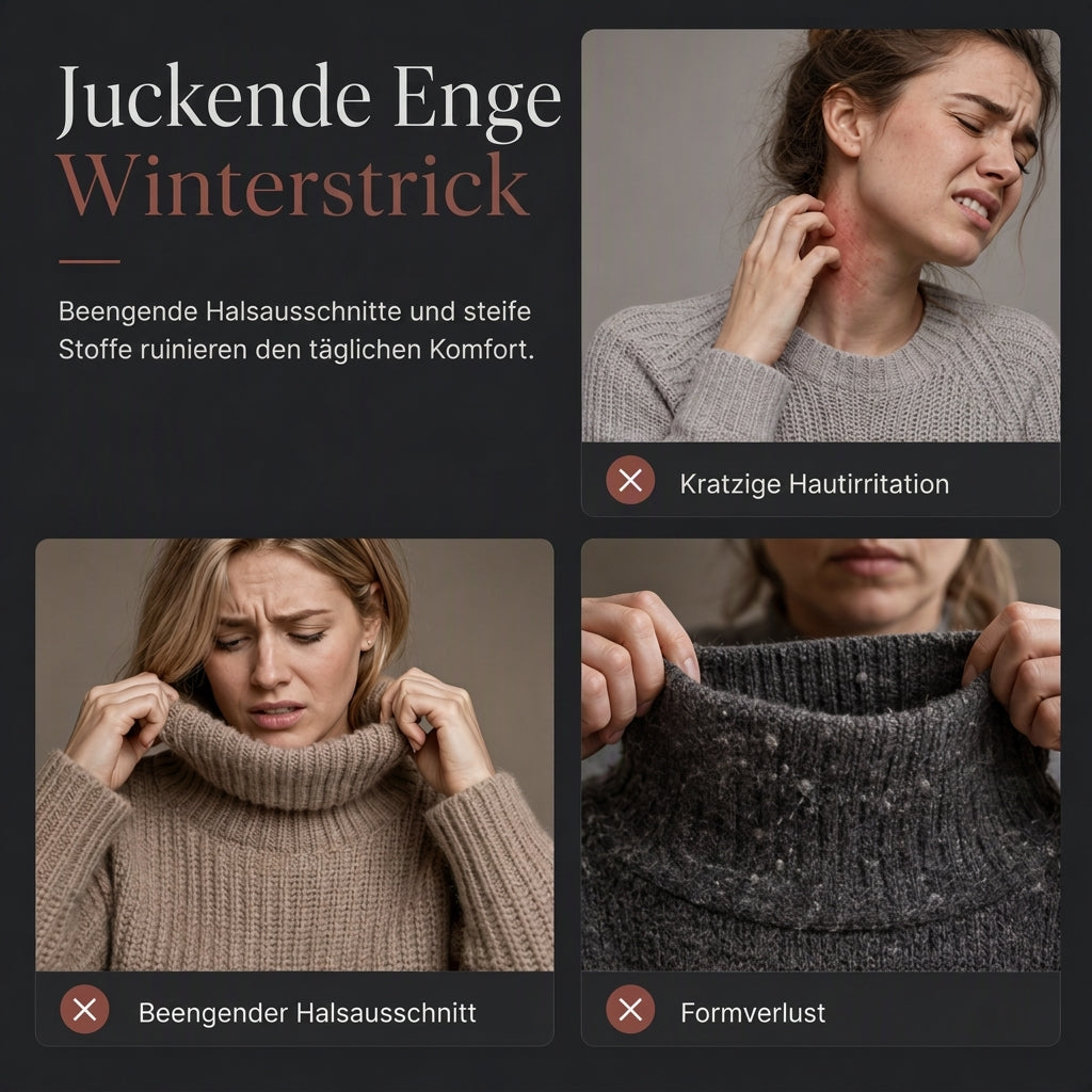 Pull col roulé femme oversize en maille côtelée avec fentes – Noémie - vue 3