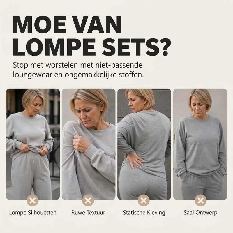 Ensemble femme sweat et jupe midi à bandes contrastées – Apolline - vue 6