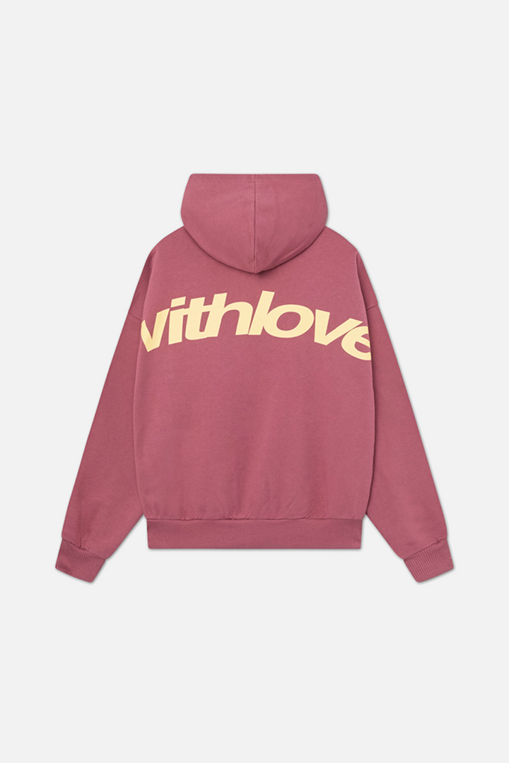 Sweat à capuche homme à poche kangourou coupe oversize – Urban – Rose