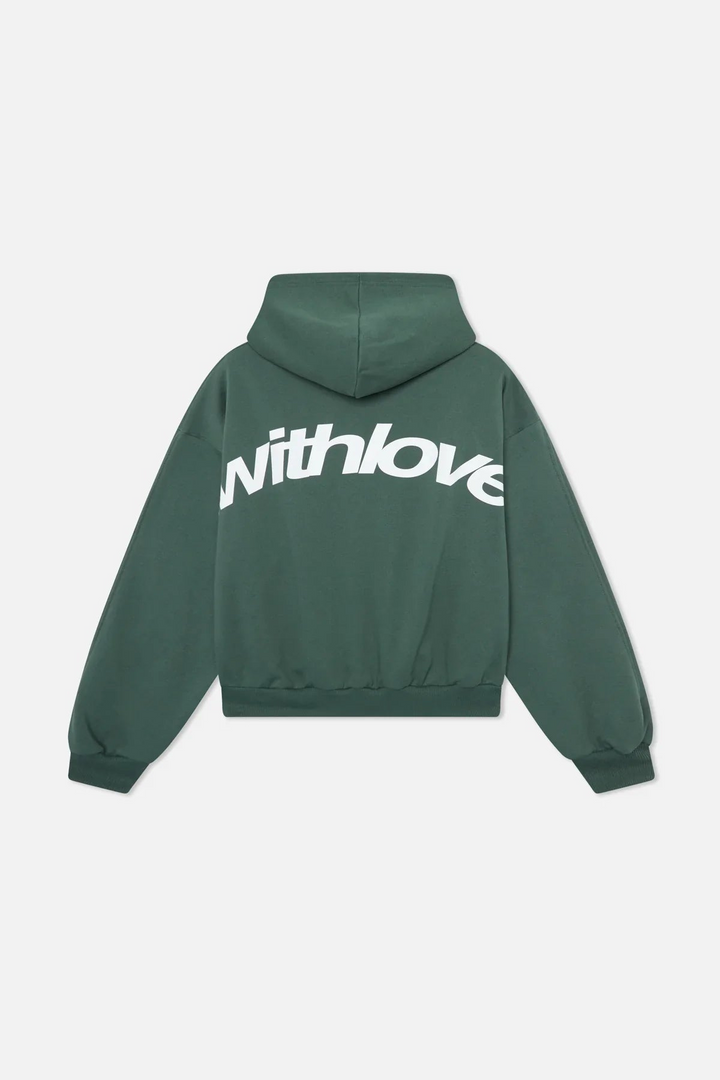 Sweat à capuche homme à poche kangourou coupe oversize – Urban – Vert