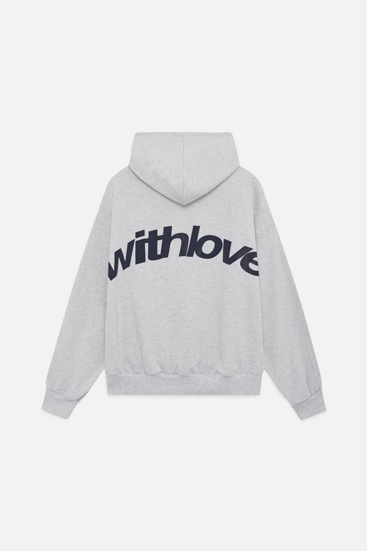 Sweat à capuche homme à poche kangourou coupe oversize – Urban – Gris