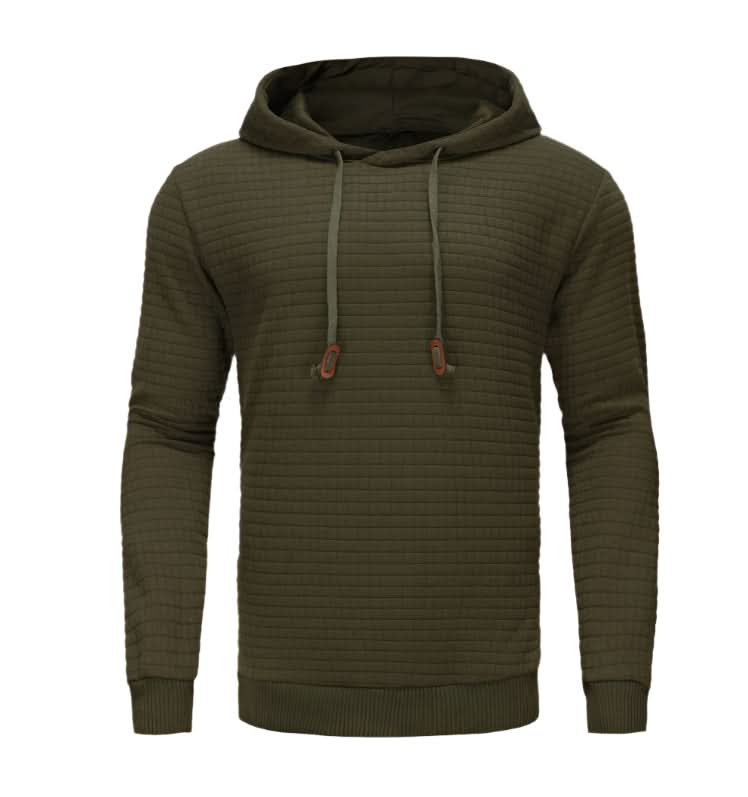 Sweat à capuche homme en maille gaufrée à passe-pouce coupe slim – Sport – vue 7