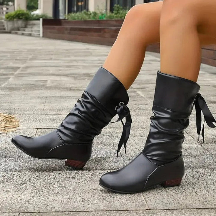 Bottines à lacets femme chic – Charline – vue 4