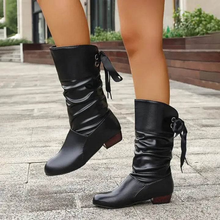 Bottines à lacets femme chic – Charline – vue 5